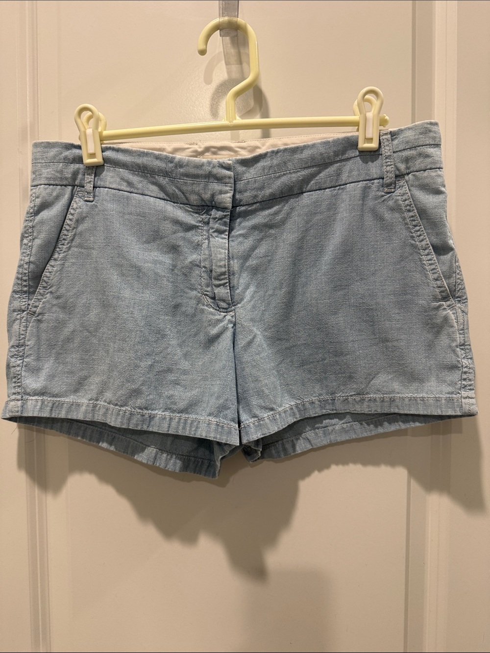 J. Crew Factory Light Blue Denim-Style Casual Shorts